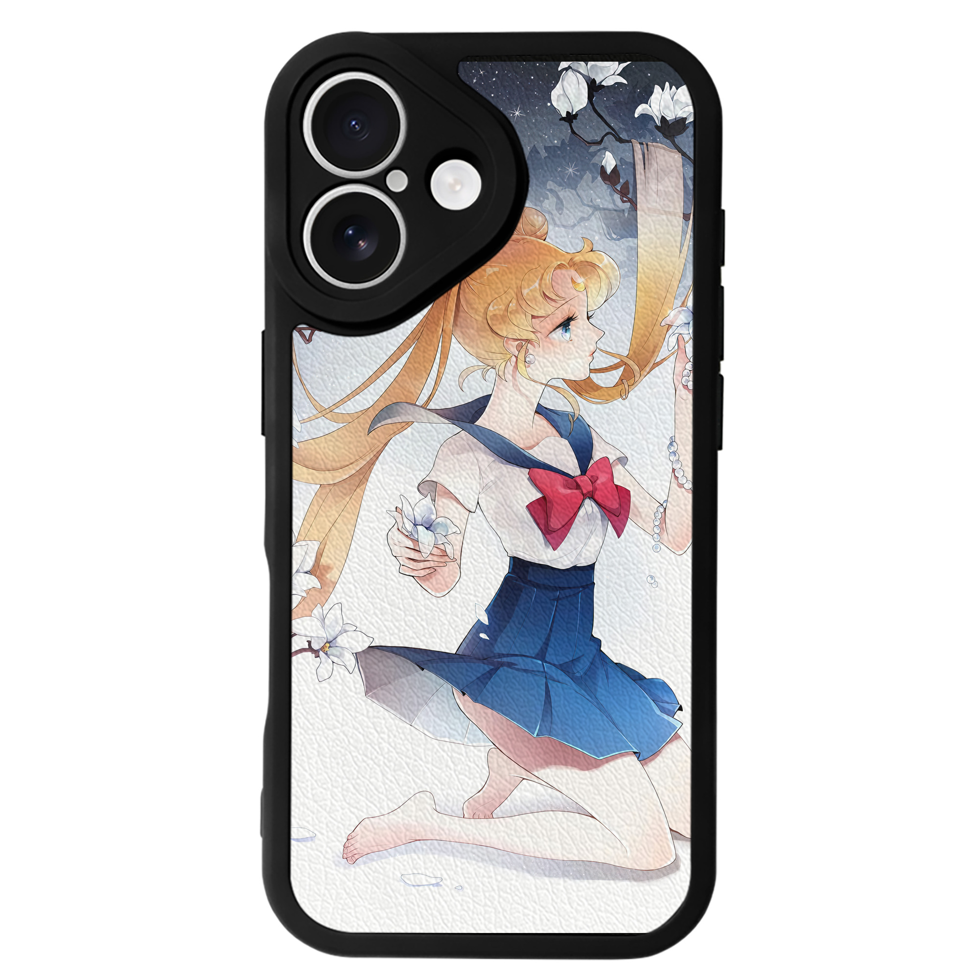 （画像用） 美少女戦士セーラームーン Sailor Moon 【iPhone 16シリーズ対応】シリコンスマホケース（レザー調） 材質：シリコン